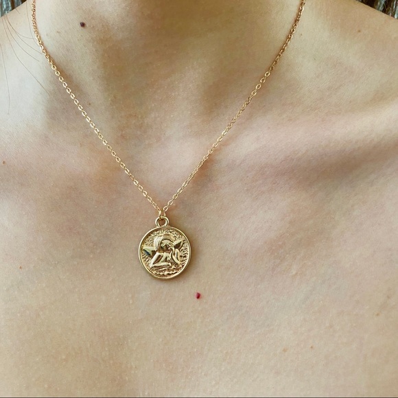 Jewelry - 𝙡𝙖𝙨𝙩 𝙤𝙣𝙚🌸👼🏻𝙖𝙚𝙨𝙩𝙝𝙚𝙩𝙞𝙘 𝙖𝙣𝙜𝙚𝙡 𝙗𝙖𝙗𝙮 𝙣𝙚𝙘𝙠𝙡𝙖𝙘𝙚